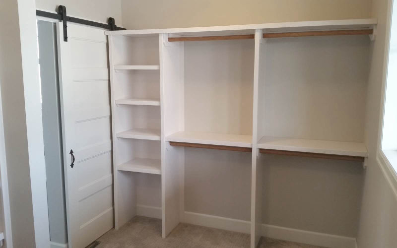 Barn Door and Walk-in Closet